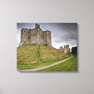 Lienzo Castillo de Warkworth en Northumberland,