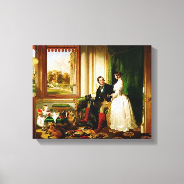 Lienzo Castillo de Windsor Edwin Landseer en tiempos mode (Anverso)