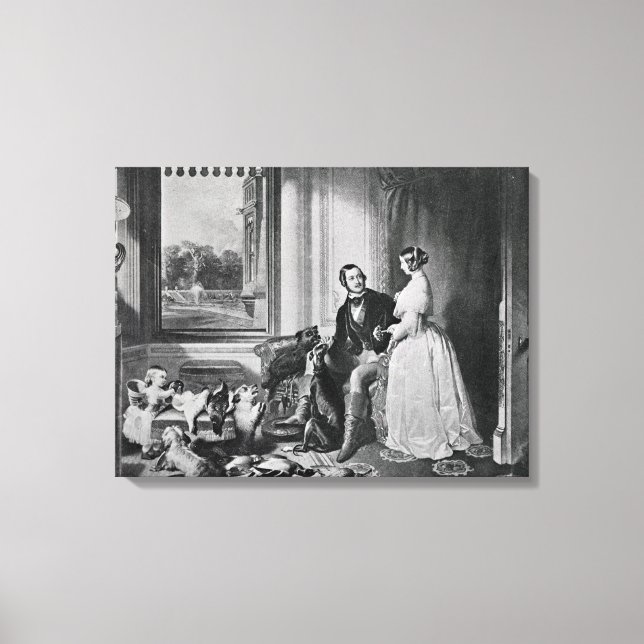 Lienzo Castillo de Windsor en tiempos modernos (Anverso)