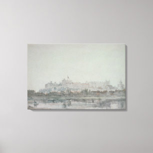 Lienzo Castillo del río, siglo XIX de Windsor