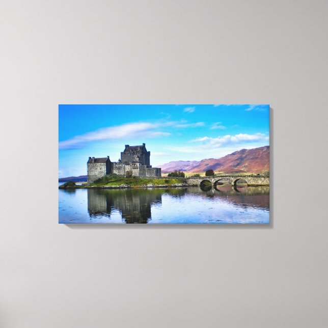 Lienzo Castillo Eilean Donan - Escocia (Anverso)