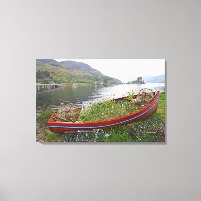 Lienzo Castillo Eilean Donan, Escocia. El famoso Eilean 4 (Anverso)