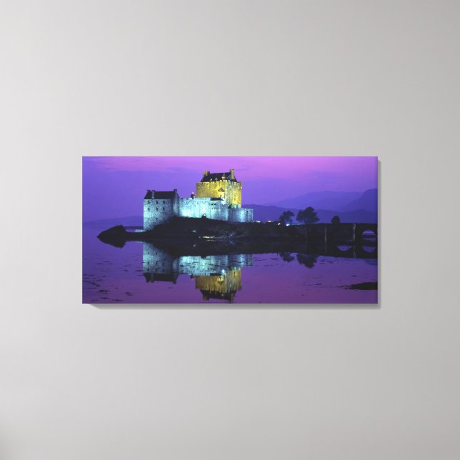 Lienzo Castillo Eilean Donan, Highlands, Escocia 4 (Anverso)