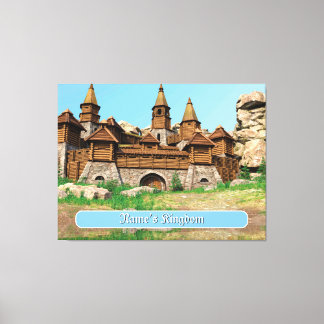 Lienzo Castillo Personalizado para Niños