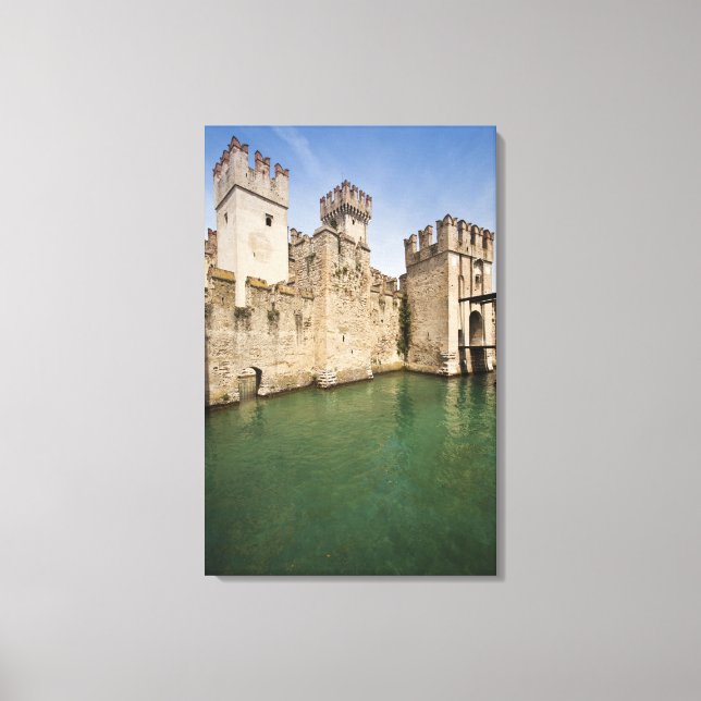 Lienzo Castillo Scaliger, Sirmione, Provincia de Brescia, (Anverso)