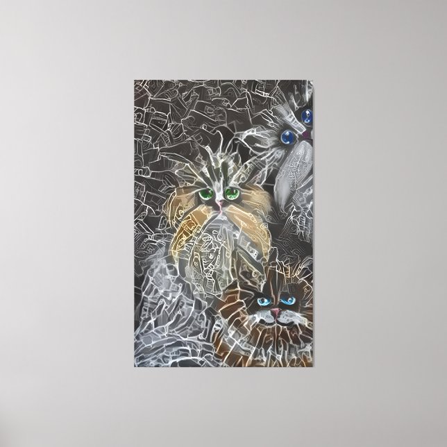 Lienzo Cat3 - Fotobomb (Anverso)