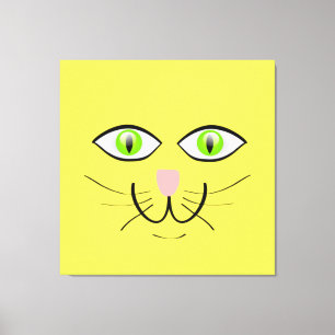 Lienzo Cat Face Funny Personalizado-29034