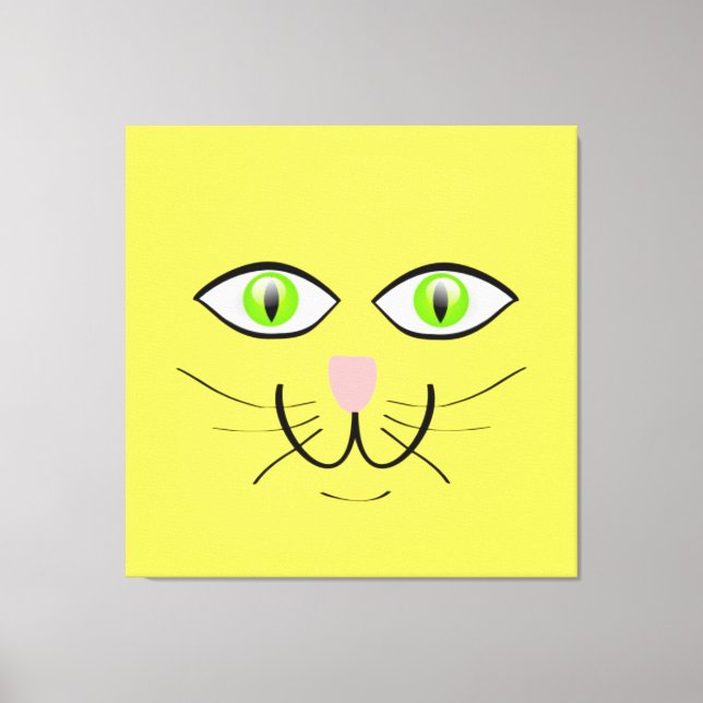 Lienzo Cat Face Funny Personalizado-29034 (Anverso)