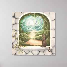 Lienzo Cat in a Window