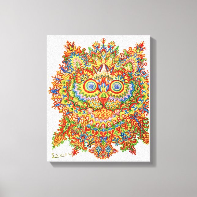 Lienzo Cat, Louis Wain (Anverso)