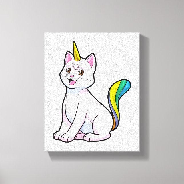 Lienzo Cat Unicorn (Anverso)