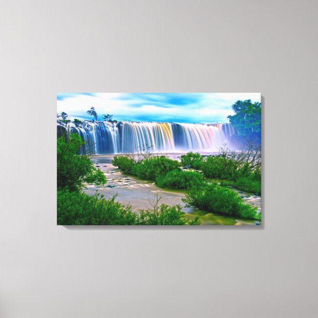 Lienzo Cataratas (Anverso)