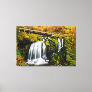 Lienzo Cataratas   Cascadas de Triberg, Alemania