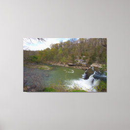 Lienzo Cataratas, cataratas superiores, Indiana