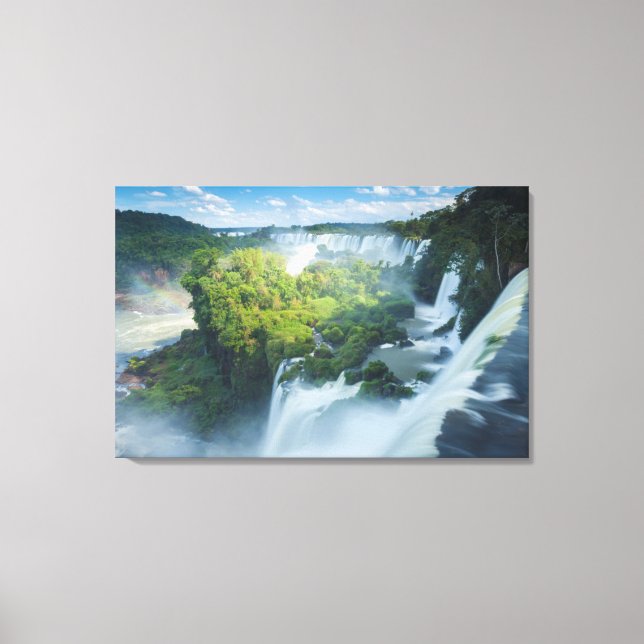 Lienzo Cataratas De Igauzu En Argentina (Anverso)