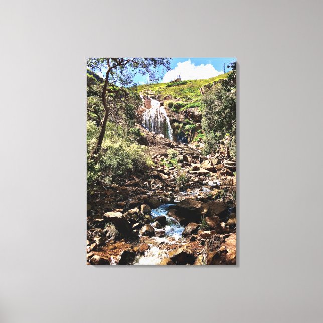 Lienzo Cataratas de Lesmurdie (Anverso)