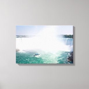 Lienzo Cataratas del barco y herradura de Niagara Falls