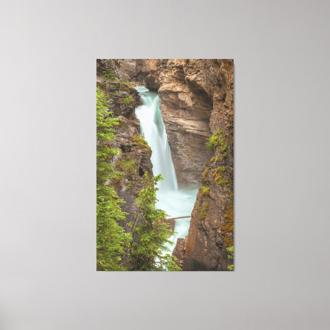 Lienzo Cataratas del cañón de Johnston (Anverso)