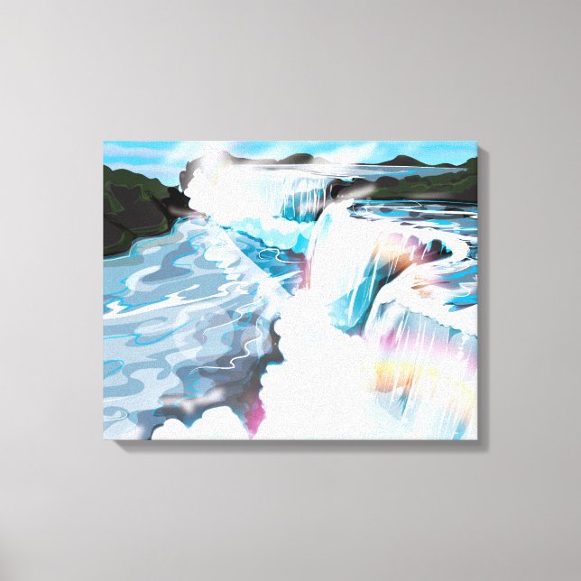 Lienzo Cataratas del Niágara (Anverso)