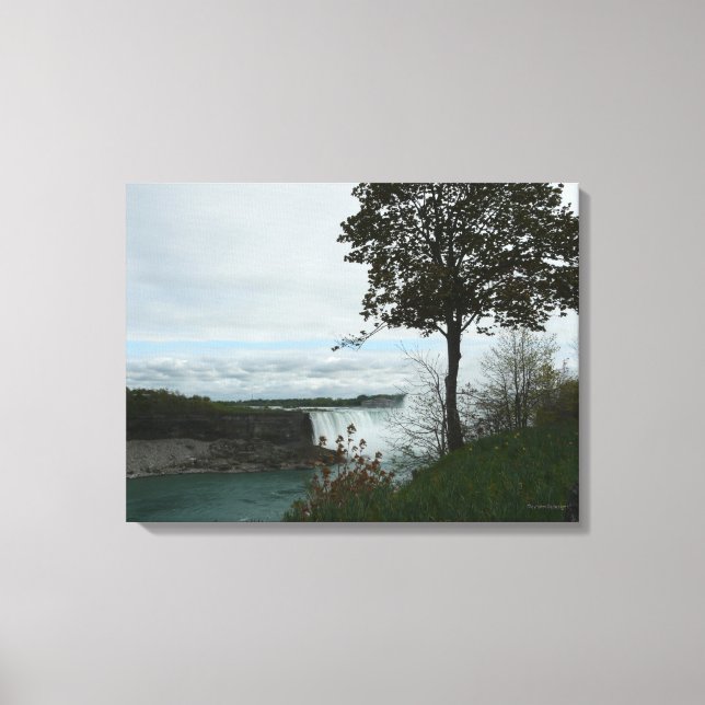 Lienzo Cataratas del Niágara Vista-Canadá (Anverso)