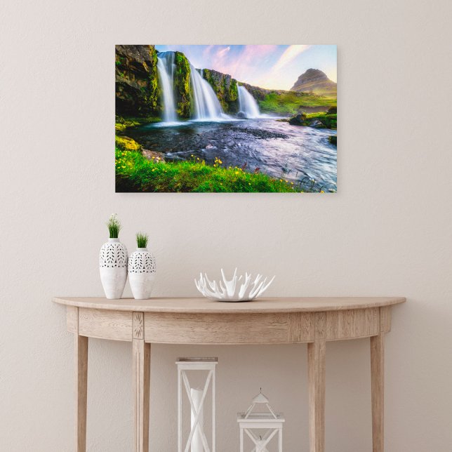 Lienzo Cataratas | Kirkjufellsfoss, Islandia (Subido por el creador)