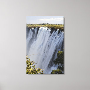 Lienzo Cataratas Victoria, río Zambesi, Zambia.