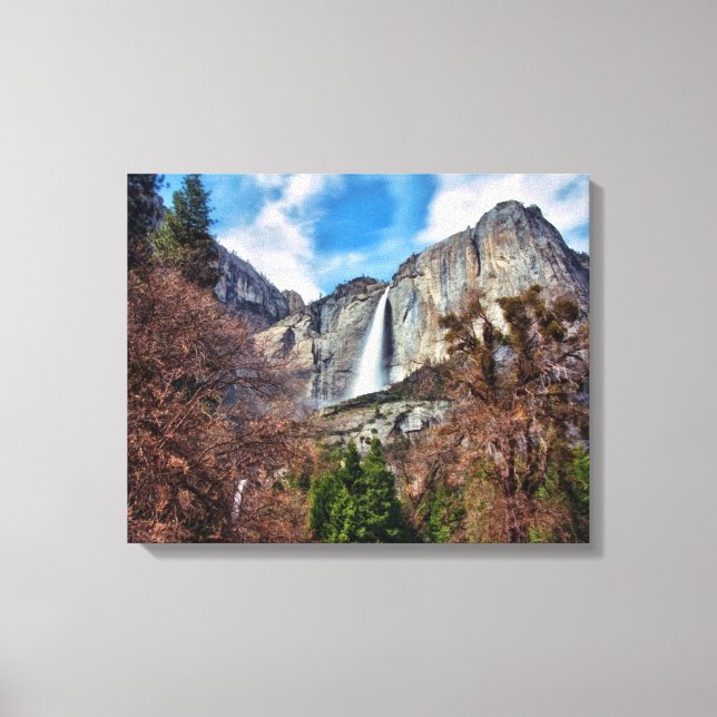 Lienzo Cataratas Yosemite (Anverso)