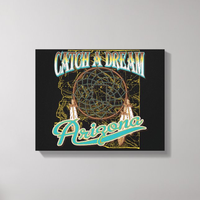 Lienzo Catcher del sueño de Arizona (Anverso)
