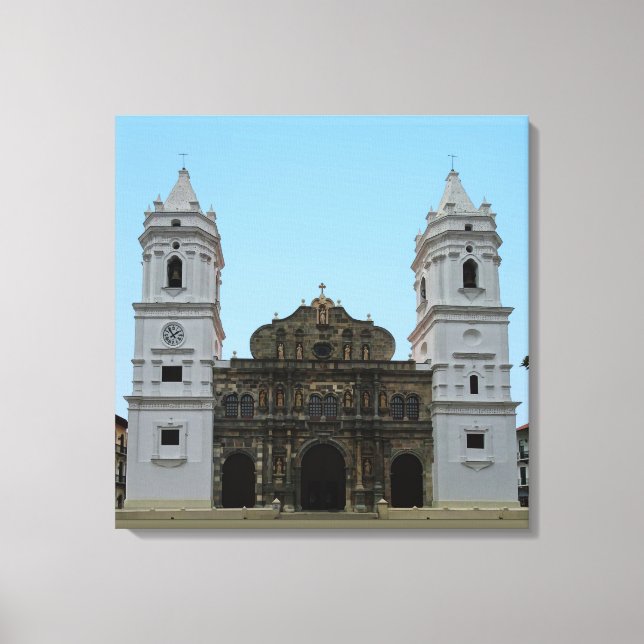 Lienzo Catedral de Panamá (Anverso)