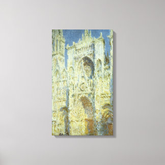 Lienzo Catedral de Rouen Fachada Oeste Luz del Sol, Claud