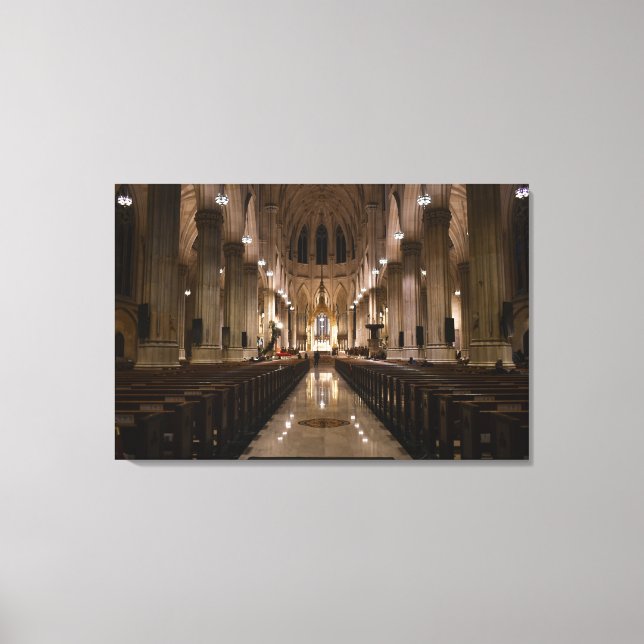 Lienzo Catedral de San Patricio (Anverso)