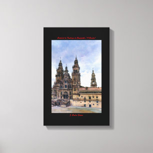 Lienzo Catedral de Santiago de Compostela (A Coruña)