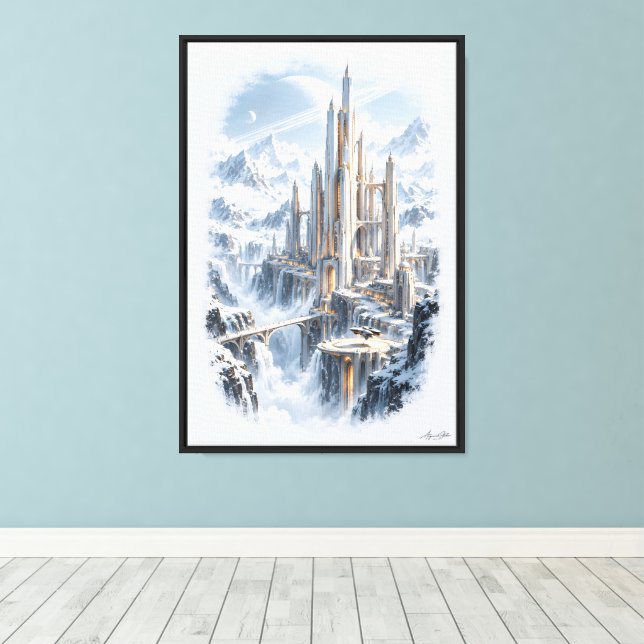 Lienzo Catedral del Silencio (Insitu (piso de madera))