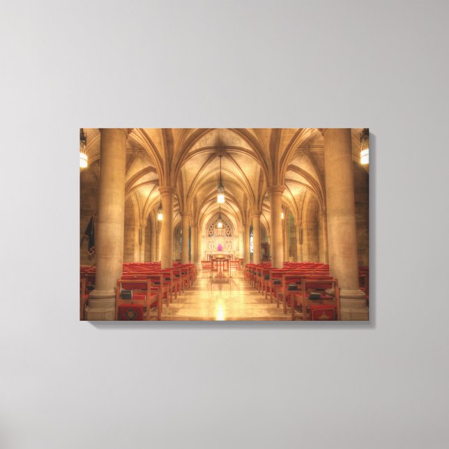 Lienzo Catedral Nacional de Washington Capilla de Belén (Anverso)