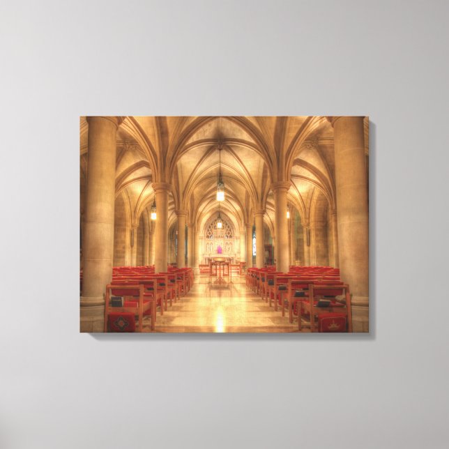 Lienzo Catedral Nacional de Washington Capilla de Belén (Anverso)