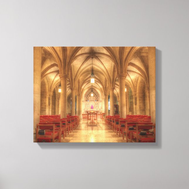 Lienzo Catedral Nacional de Washington Capilla de Belén (Anverso)