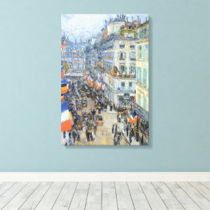 Lienzo Catorce de Julio, Rue Daunou de Childe Hassam