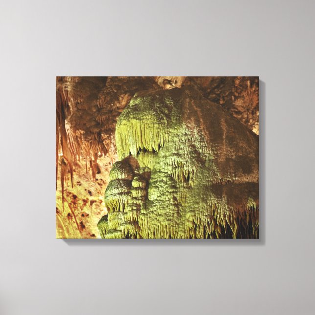 Lienzo Caveman, estalactitas y formaciones de piedra de f (Anverso)