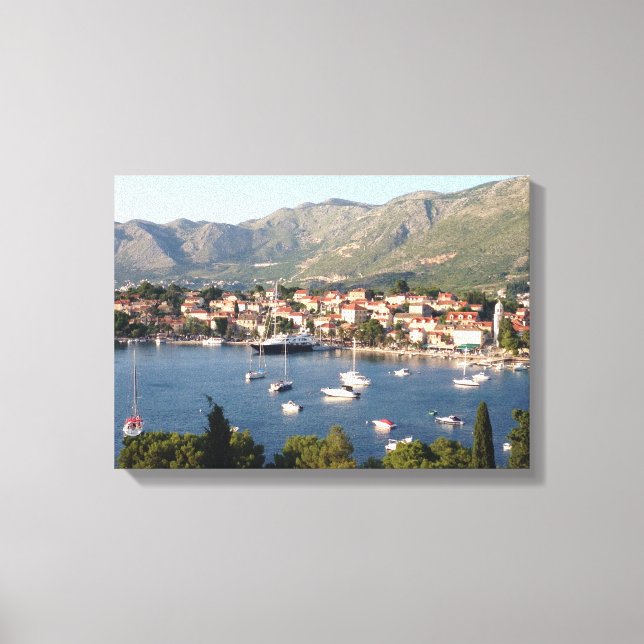 Lienzo Cavtat, Croacia (Anverso)