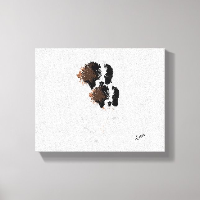 Lienzo Cavvas Art : Atrapado En Un Blizzard (Anverso)