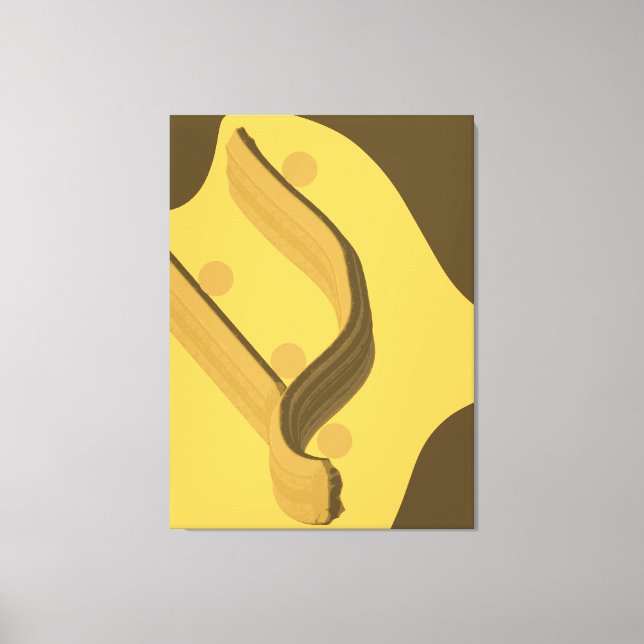 Lienzo Cayendo - Gravedad minimalista abstracta de la emo (Anverso)