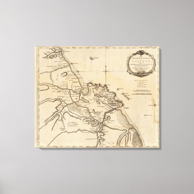 Lienzo Cayenne (Anverso)