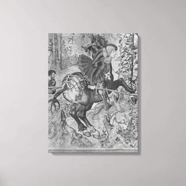 Lienzo Caza de Maximilian, Capricornio (Anverso)