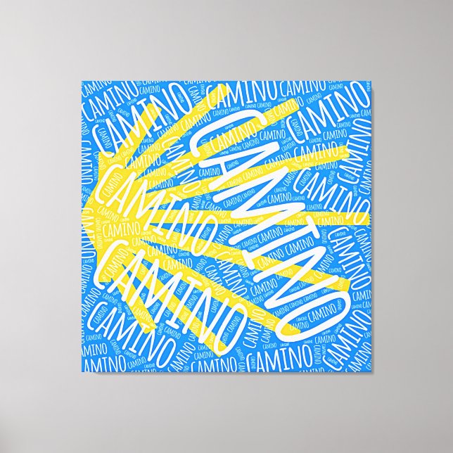 Lienzo Caza de vieira de Camino (Anverso)