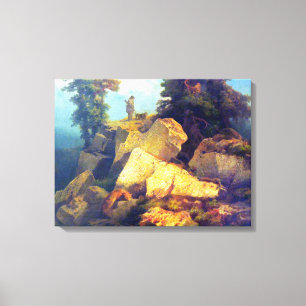 Lienzo Caza de zorros Josef Navrátil  Después de 1850