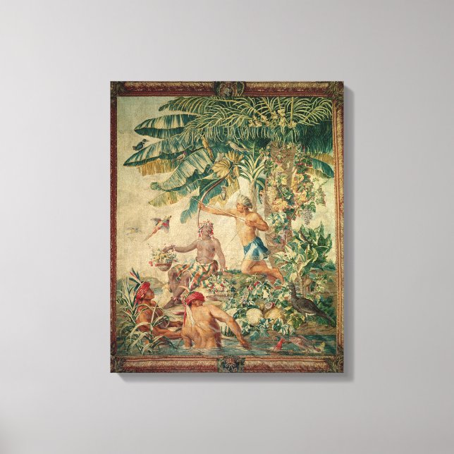 Lienzo Caza, del 'Tenture des Nouvelles' (Anverso)