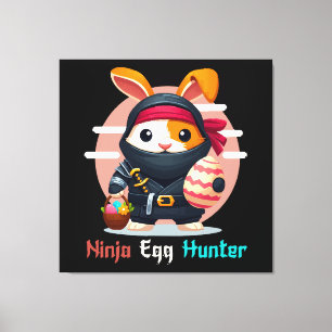 Lienzo Cazador de Huevos Ninja