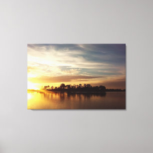 Lienzo Cedar Key Florida Sunset 5