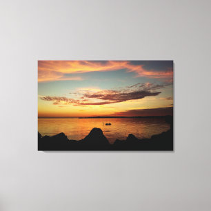 Lienzo Cedar Key Sunset 11