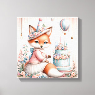 Lienzo Celebración de Foxy